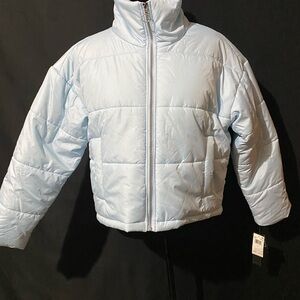 Celebrity Pink Light Blue Puffer Jacket